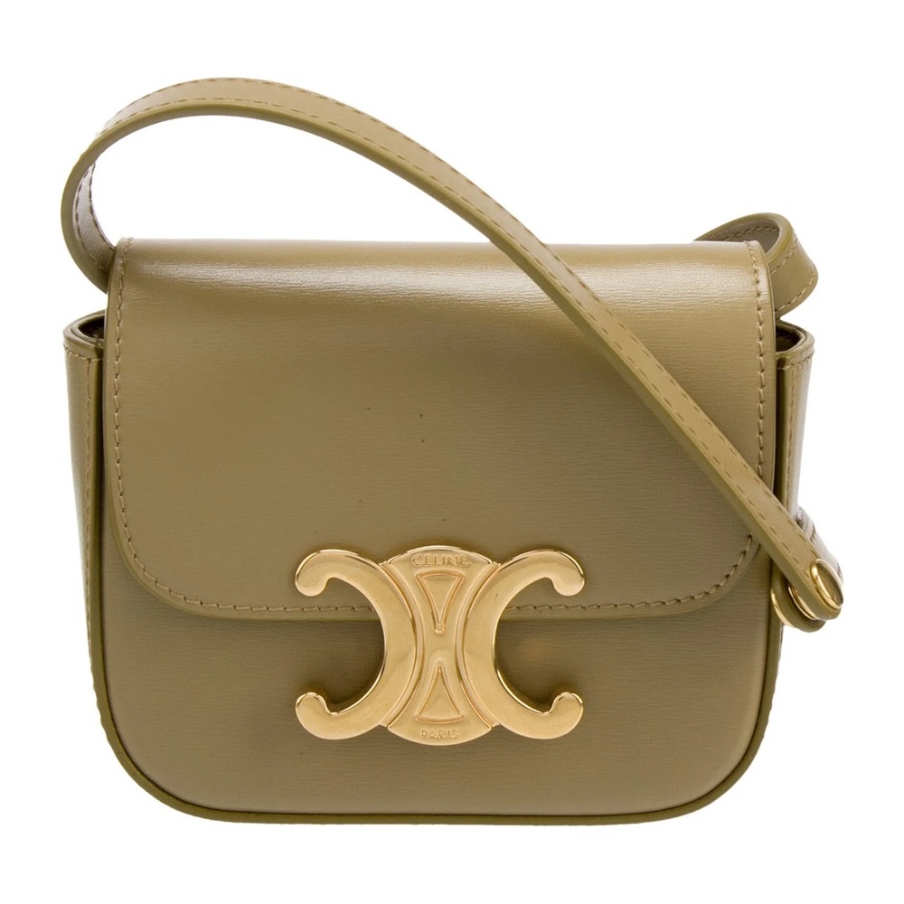 Celine Olive Green Mini Crossbody Bag